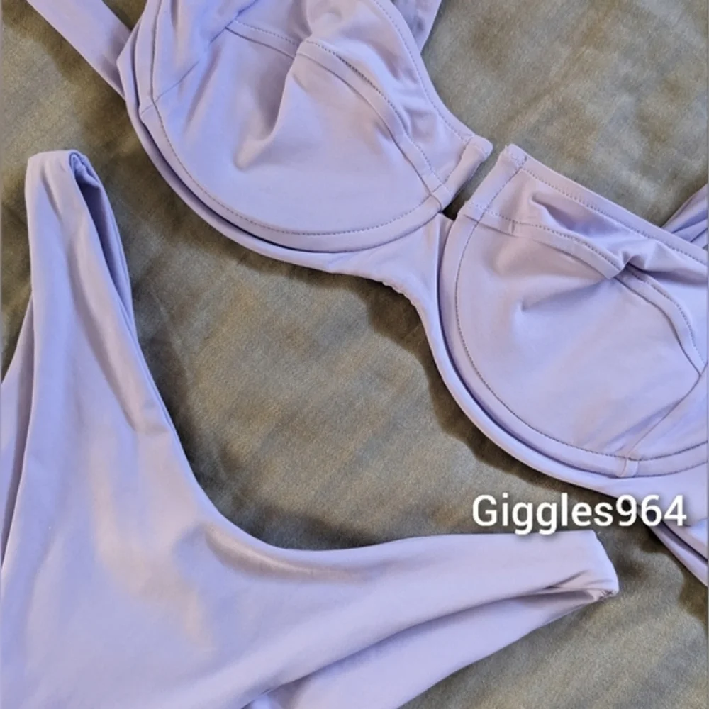 L*Space Camellia Cabana Bikini Set Wisteria